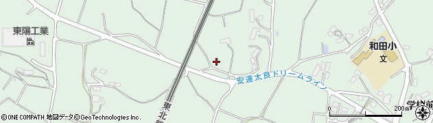 福島県本宮市和田（堀ノ内）周辺の地図