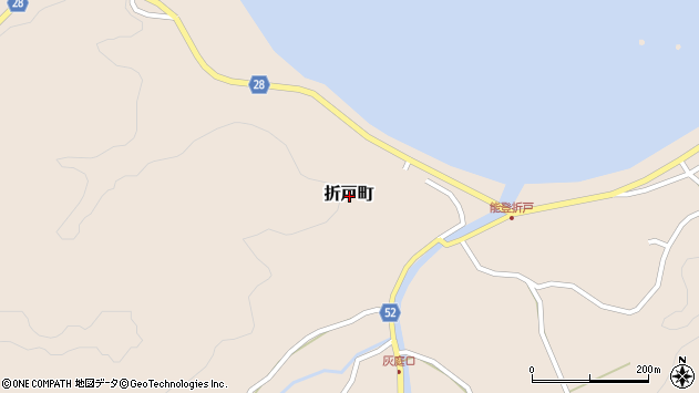 〒927-1446 石川県珠洲市折戸町の地図