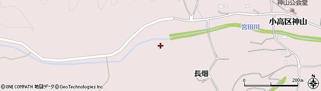 福島県南相馬市小高区神山長畑106周辺の地図