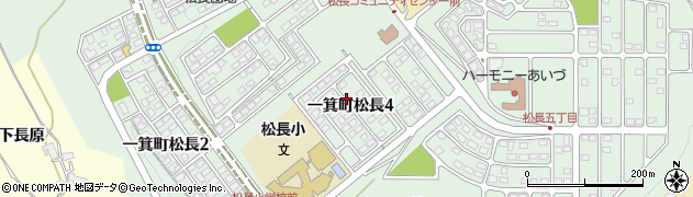 福島県会津若松市一箕町松長周辺の地図