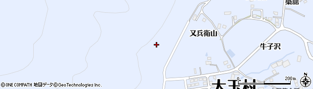 福島県大玉村（安達郡）玉井（又兵衛山）周辺の地図
