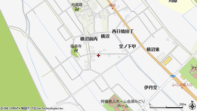〒965-0067 福島県会津若松市神指町下神指の地図