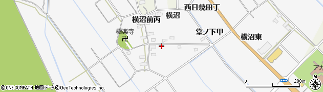 福島県会津若松市神指町下神指周辺の地図