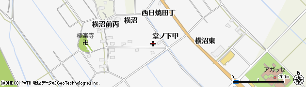 福島県会津若松市神指町大字北四合（堂ノ下甲）周辺の地図