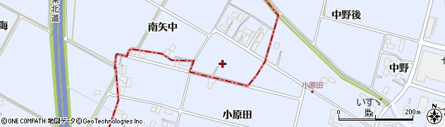 福島県大玉村（安達郡）玉井（南矢中）周辺の地図