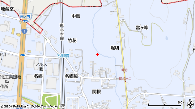 〒969-1175 福島県本宮市本宮名郷の地図