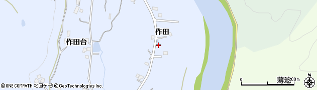 福島県本宮市本宮（作田）周辺の地図