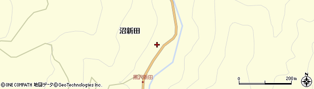 福島県西会津町（耶麻郡）下谷（沼新田乙）周辺の地図