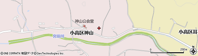 福島県南相馬市小高区神山神山下周辺の地図