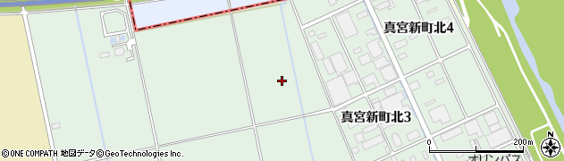 福島県会津若松市北会津町真宮（稲荷宮）周辺の地図