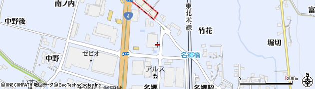 福島県本宮市本宮（名郷）周辺の地図