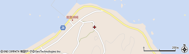 石川県珠洲市折戸町ヲ周辺の地図