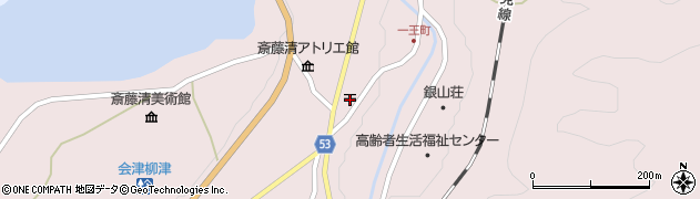 柳津郵便局周辺の地図