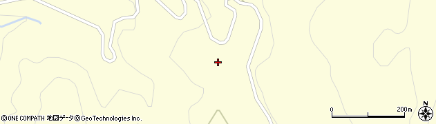 福島県西会津町（耶麻郡）下谷（中山甲）周辺の地図