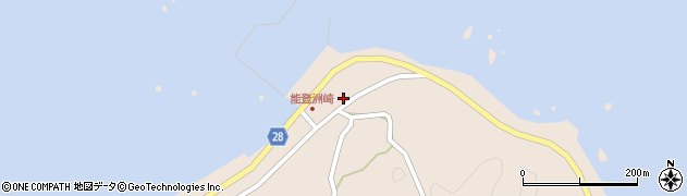 石川県珠洲市折戸町ヲ119周辺の地図
