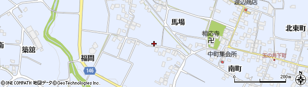 福島県大玉村（安達郡）玉井（馬場）周辺の地図