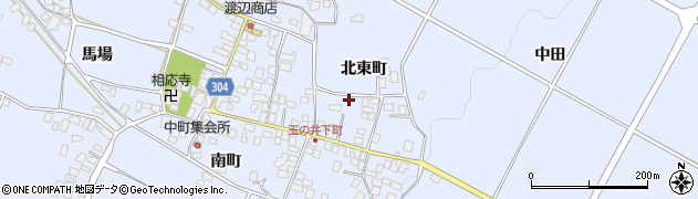 福島県大玉村（安達郡）玉井（北東町）周辺の地図