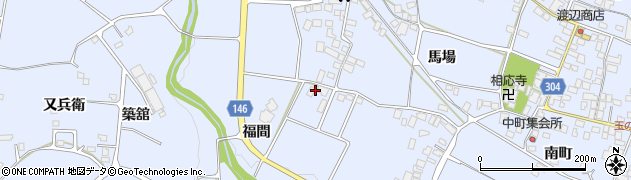 福島県大玉村（安達郡）玉井（福間）周辺の地図