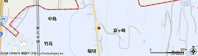 福島県本宮市本宮富ヶ峰周辺の地図