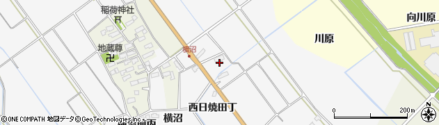 福島県会津若松市神指町大字北四合（割田丁）周辺の地図