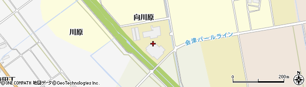 福島県会津若松市高野町吉田周辺の地図