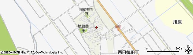 福島県会津若松市神指町横沼周辺の地図