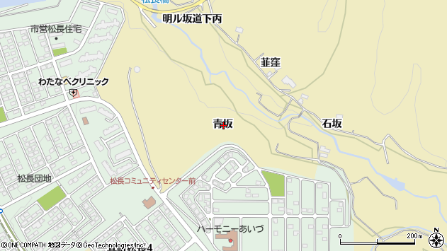 〒965-0006 福島県会津若松市一箕町鶴賀の地図