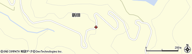 福島県西会津町（耶麻郡）下谷（助八甲）周辺の地図