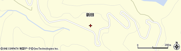 福島県西会津町（耶麻郡）下谷（與右エ門田甲）周辺の地図