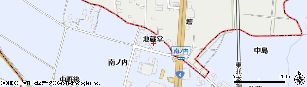 福島県本宮市本宮（地蔵堂）周辺の地図