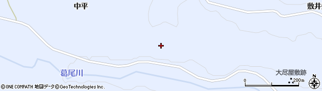 福島県葛尾村（双葉郡）葛尾（銅谷平）周辺の地図