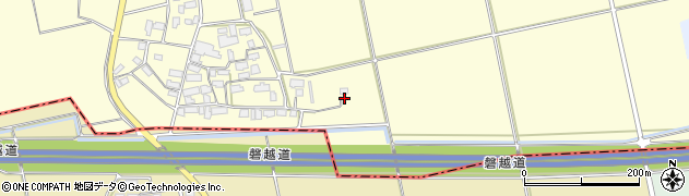 福島県会津坂下町（河沼郡）開津（江向甲）周辺の地図