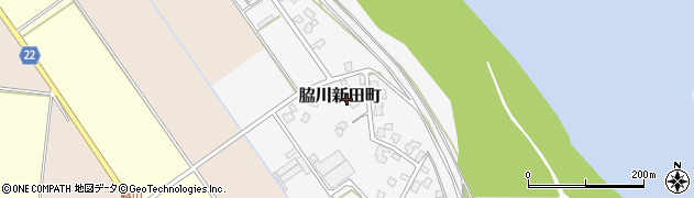 新潟県長岡市脇川新田町周辺の地図