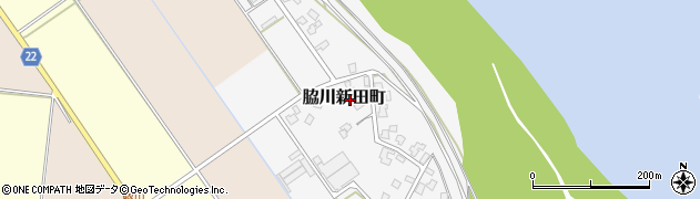 新潟県長岡市脇川新田町周辺の地図