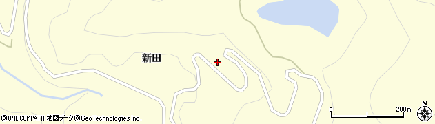 福島県西会津町（耶麻郡）下谷（申畑甲）周辺の地図
