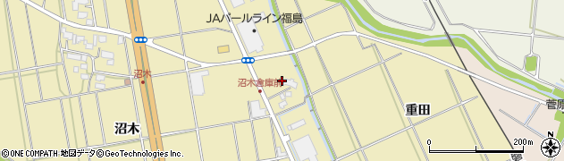 福島県会津若松市高野町大字中沼（四百苅乙）周辺の地図