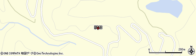 福島県西会津町（耶麻郡）下谷（新田）周辺の地図