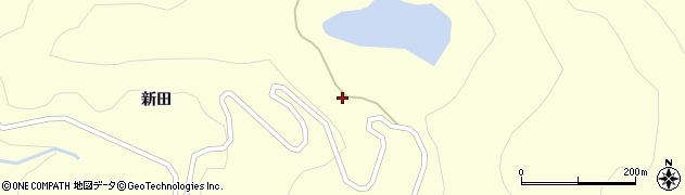 福島県西会津町（耶麻郡）下谷（元屋敷甲）周辺の地図