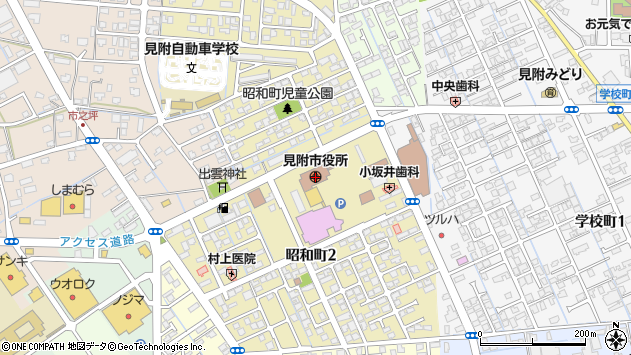 〒954-0000 新潟県見附市（以下に掲載がない場合）の地図