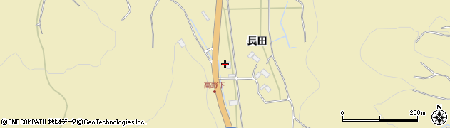 福島県会津若松市河東町八田（西平）周辺の地図