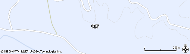 福島県葛尾村（双葉郡）葛尾（中平）周辺の地図