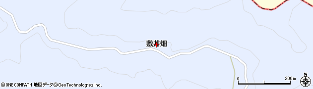 福島県葛尾村（双葉郡）葛尾（敷井畑）周辺の地図