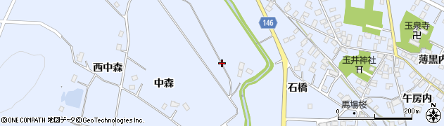 福島県大玉村（安達郡）玉井（芝崎）周辺の地図