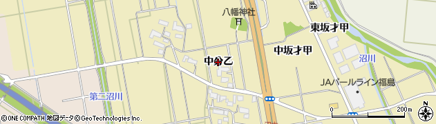 福島県会津若松市高野町大字中沼（中分乙）周辺の地図