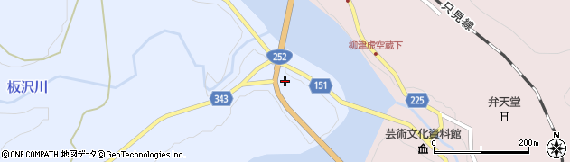 福島県河沼郡柳津町小椿大巻甲87周辺の地図