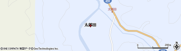 福島県二本松市西新殿太郎田周辺の地図