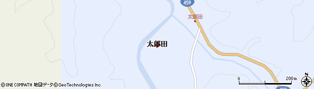 福島県二本松市西新殿（太郎田）周辺の地図