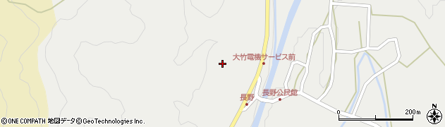新潟県三条市長野周辺の地図