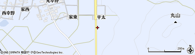 福島県猪苗代町（耶麻郡）川桁（平太）周辺の地図