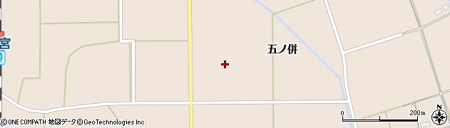 福島県会津坂下町（河沼郡）五ノ併（鳥井堂丁）周辺の地図